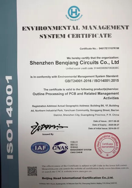 ISO14001: 2015